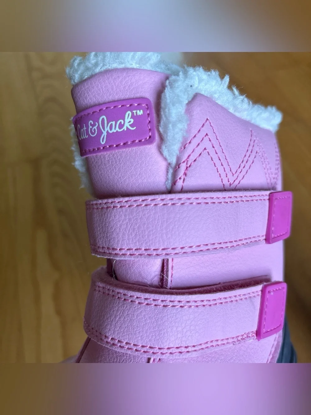 Cat & Jack Denver toddler winter boots Pink Snow Little Girls Waterproof Sz 10